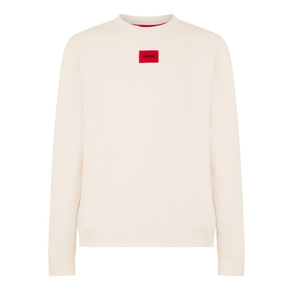 Hugo Mens Diragol Crew Neck Sweatshirt / Natural